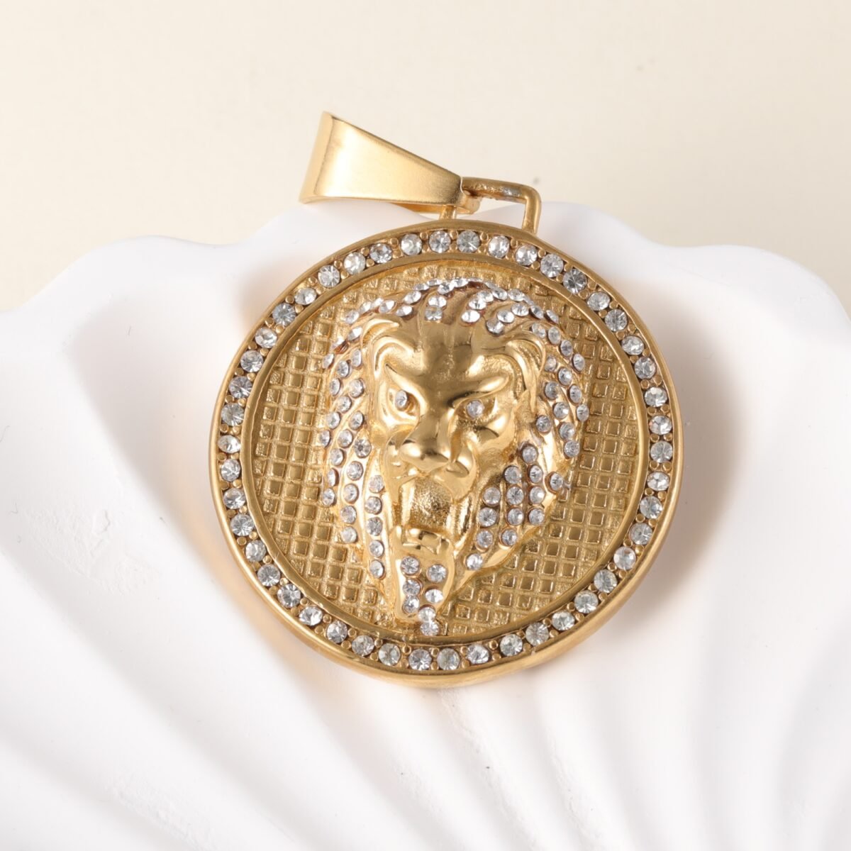 24K gold-plated stainless steel pendant, non-allergenic and non-fading - Image 7