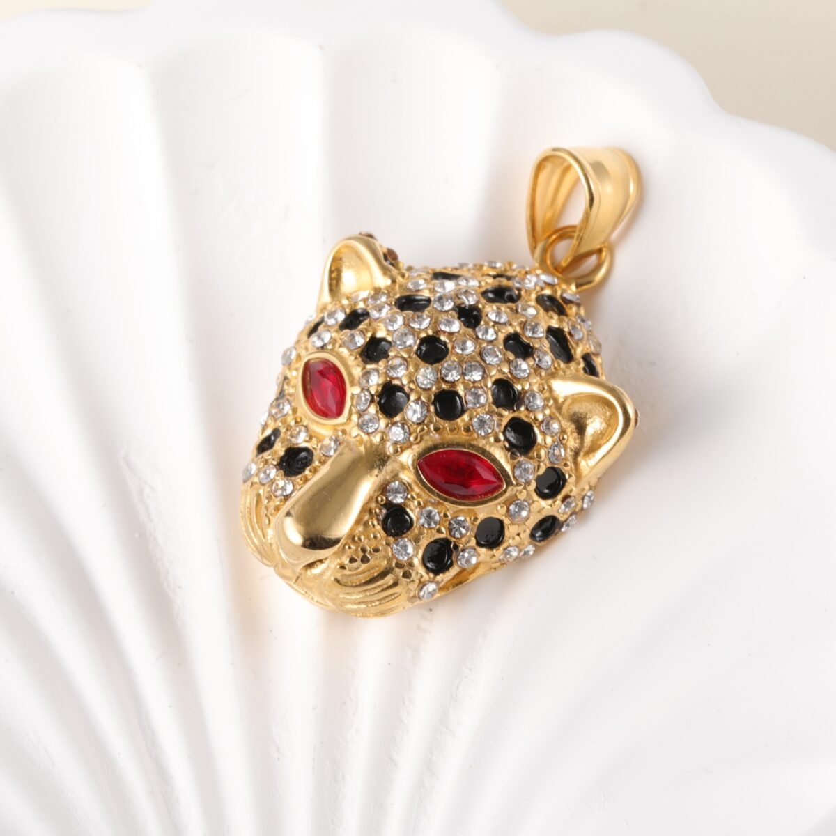 24K gold-plated stainless steel pendant, non-allergenic and non-fading - Image 9