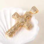 24K gold-plated stainless steel pendant, non-allergenic and non-fading Series One - Image 2