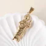24K gold-plated stainless steel pendant, non-allergenic and non-fading Series One - Image 6