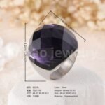 24K Gold PVD Stainless Steel Titanium Fashionable Multi-Color Gem Women's Ring丨K002622 - Image 8