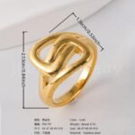 Unique Creative Stainless Steel Elegant & Minimalist Women's Ring - Image 6