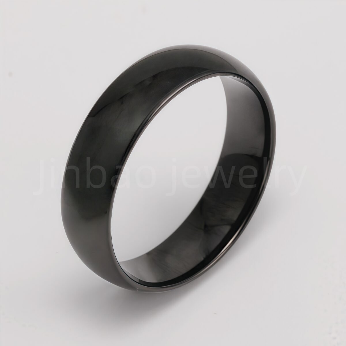 Men's Stainless Steel Ring - Classic Black & Silver Stripes Design, Hypoallergenic Daily Wear Fashion Jewelry - Image 9