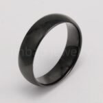 Men's Stainless Steel Ring - Classic Black & Silver Stripes Design, Hypoallergenic Daily Wear Fashion Jewelry - Image 9