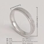 Classic Plain - band Stainless Steel Unisex Ring - Image 10