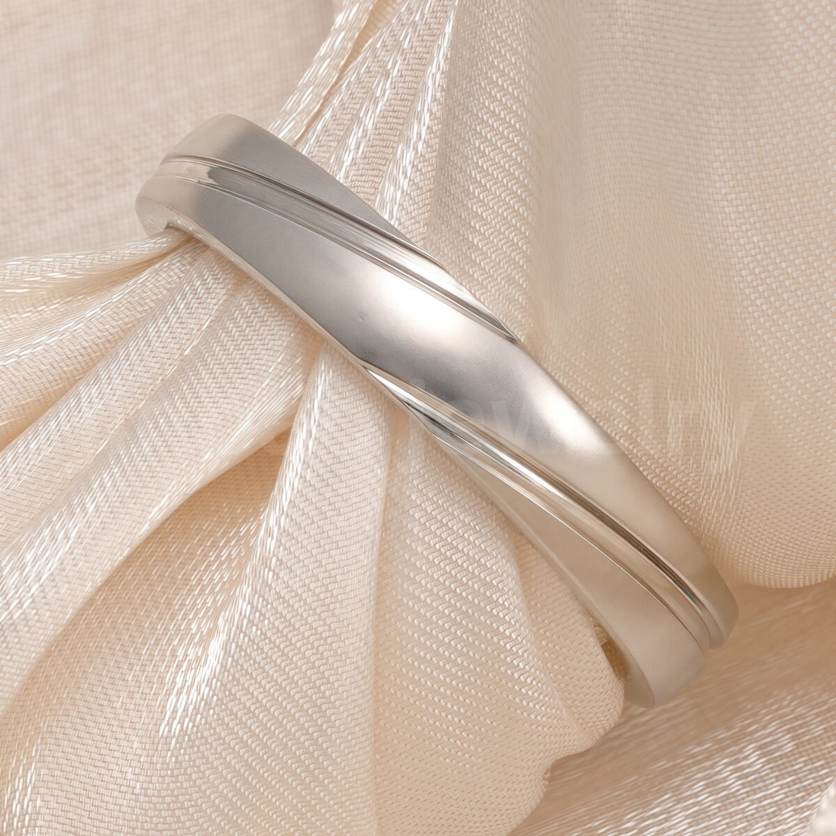 Classic Plain - band Stainless Steel Unisex Ring - Image 19