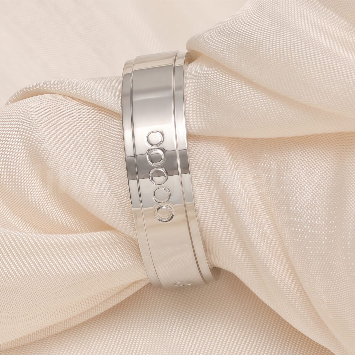 Classic Plain - band Stainless Steel Unisex Ring - Image 3