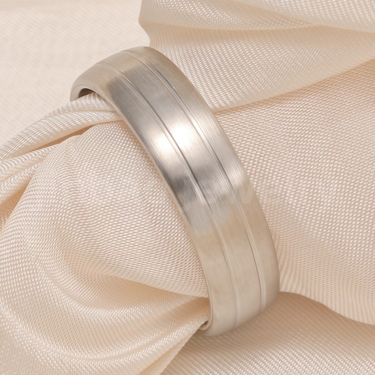 Classic Plain - band Stainless Steel Unisex Ring - Image 5