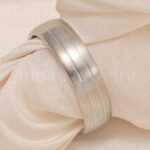 Classic Plain - band Stainless Steel Unisex Ring - Image 5