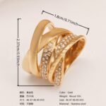 Shiny Full Diamond Stainless Steel Fashion Personality European & American Style Women's Ring - Image 8