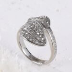 Leaf Shape Diamond Stainless Steel Women's Ring丨G003153 - Image 4