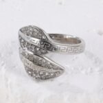 Leaf Shape Diamond Stainless Steel Women's Ring丨G003153 - Image 5