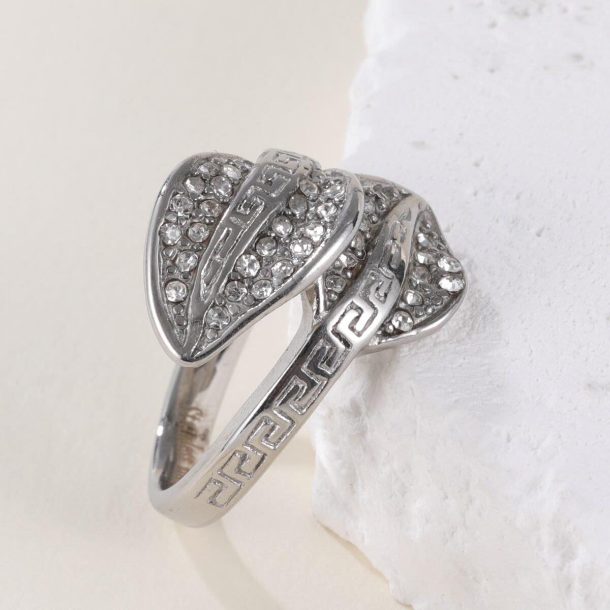 Leaf Shape Diamond Stainless Steel Women's Ring丨G003153 - Image 6