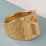 24k Gold Plated Cross Stainless Steel Men's Ring丨G002342 - Image 3