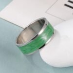 Simple Design Drip Resin Stainless Steel Ring Unisex Ring丨C7482 - Image 3