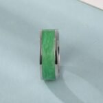 Simple Design Drip Resin Stainless Steel Ring Unisex Ring丨C7482 - Image 5