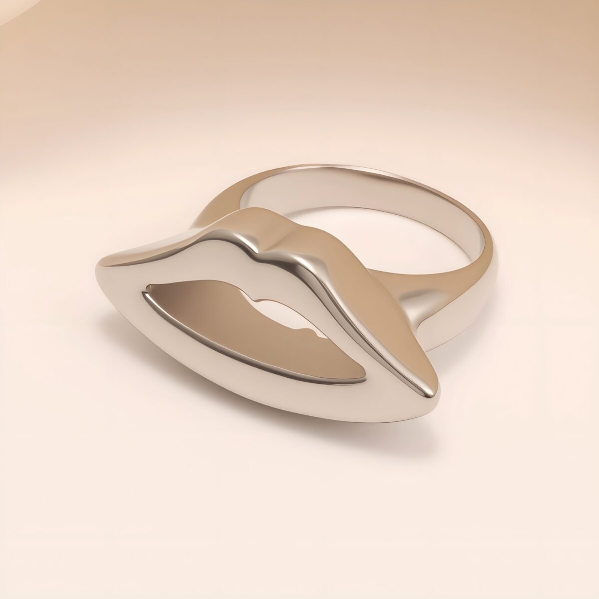 Stylish Style 3D Lip Stainless Steel Women's Ring丨G005467 - Image 5