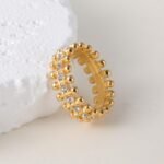 European And American Style Mini Dot Shining Ladies 'stainless Steel Waterproof Ring丨N00727J - Image 4