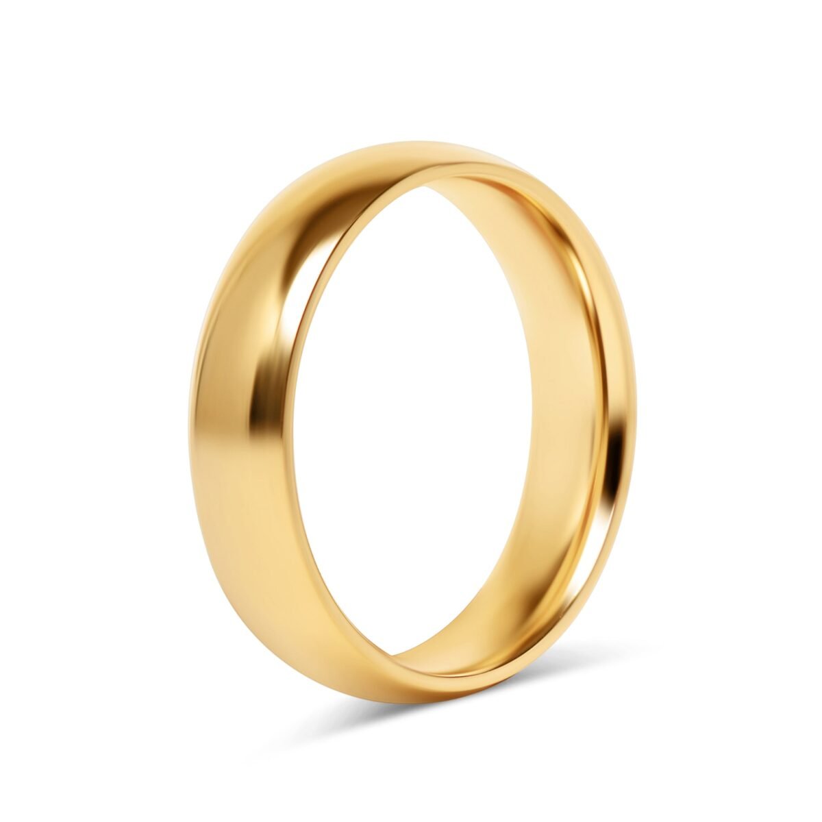 24K Gold PVD Stainless Steel Simple Ring - Image 7