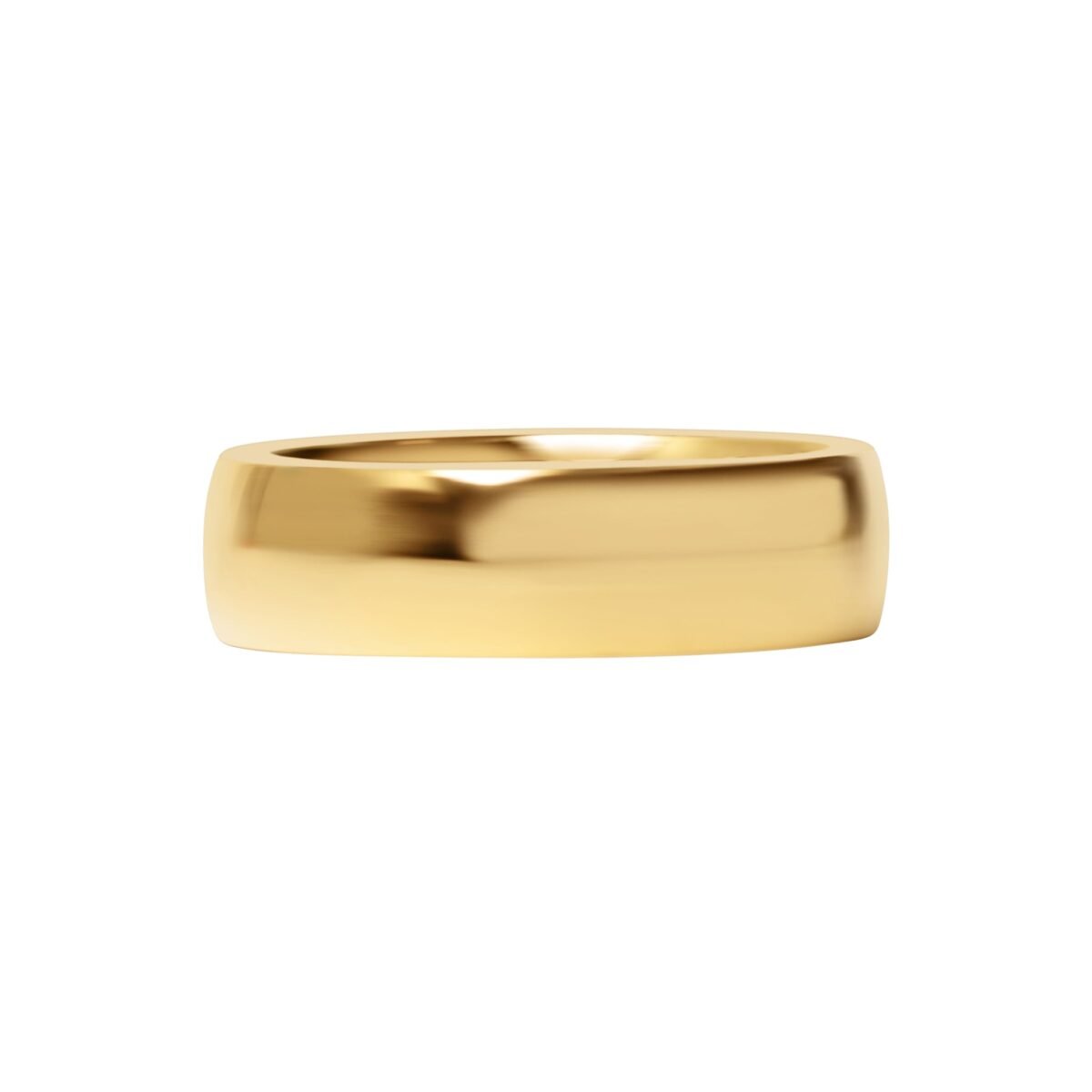 24K Gold PVD Stainless Steel Simple Ring - Image 13