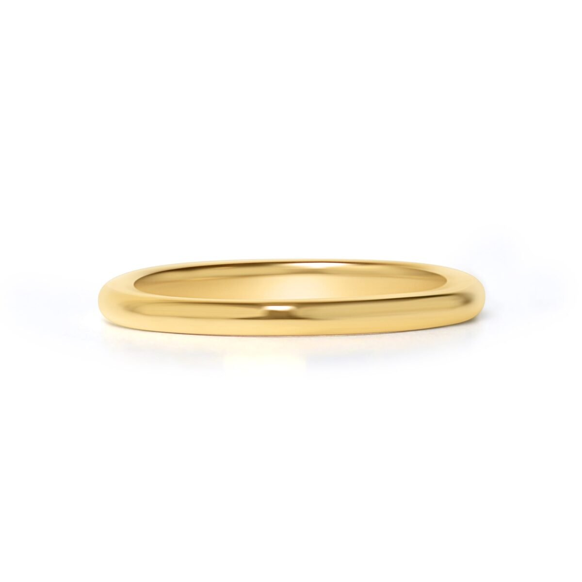 24K Gold PVD Stainless Steel Simple Ring - Image 10