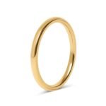 24K Gold PVD Stainless Steel Simple Ring - Image 4