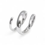 Stainless Steel Spiral Open Ring, Individual and Trendy Fashion Finger Ring | G002230 - Image 2