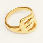 Metallic Texture Interlaced Knot Ring - Trendy and Versatile Unisex Accessory | G002472 - Image 3
