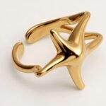 Metal Starfish Open Ring - Stylish Ocean - Inspired Jewelry | G004131 - Image 2