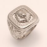 Vintage Lion Head Square Stainless Steel Ring Unique Design | G00771 - Image 6