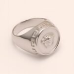 Geometric - decorated Lion - head Stainless Steel Ring - Personalized Jewelry for Men | G00886 - Image 6