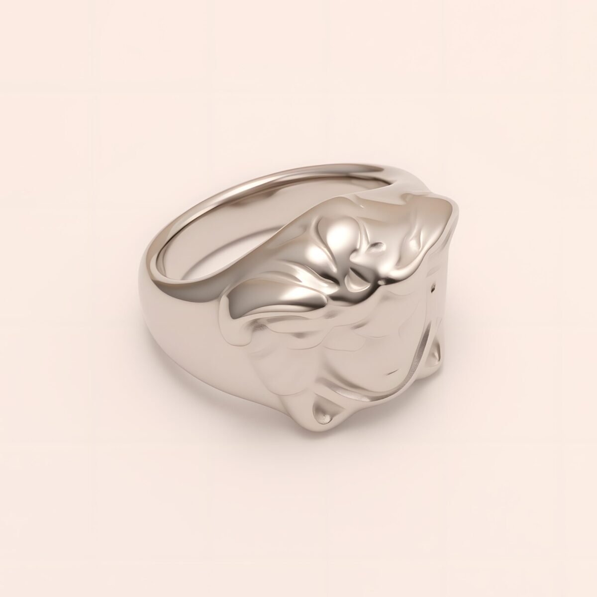 Majestic Lion - head Stainless Steel Ring - Trendy Accessory for Men | KHADZ-31GB - Image 6