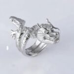 Bold Dragon Design Ring Men's Stainless Steel Ring | DZ1016 - Image 5