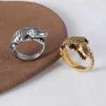 Classic Crocodile Head Stainless Steel Ring for Men | DZ24