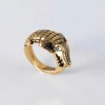 Classic Crocodile Head Stainless Steel Ring for Men | DZ24 - Image 2