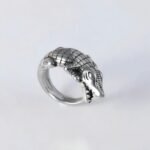 Classic Crocodile Head Stainless Steel Ring for Men | DZ24 - Image 3