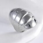 Delicate Layered Design Stainless Steel Ring for Women | G001191 - Image 4
