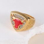 NBA Championship Ring Retro Shining Bull Head Stainless Steel Men's Ring丨K0225J - Image 5