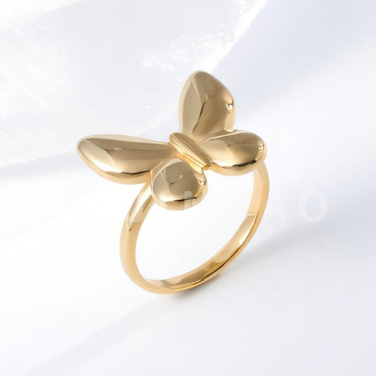 Elegant Stainless Steel Ring with Butterfly Shape for Women | G004046 - Image 3