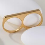 Simple stainless steel unisex Waterproof Waterproof Ring丨G0032