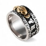 Feng Shui Pixiu Good Luck And Wealth Unisex Stainless Steel Ring丨CQSDZ-1