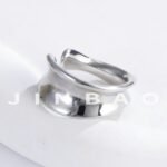 Minimalist Stainless Steel Open Loop Ring Classic Fashion for Women | G004492 - Image 7