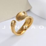 Minimalist Stainless Steel Open Loop Ring Classic Fashion for Women | G004492 - Image 4