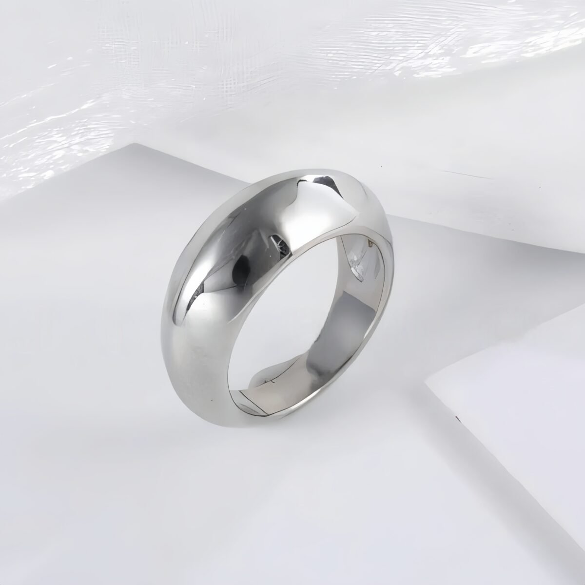 Minimalist Stainless Steel Round Ring Golden and Silver Styles Unisex | N00102 - Image 4