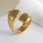 Minimalist Streamlined Ring Modern Fashion Design for Women | G004192 - Image 3