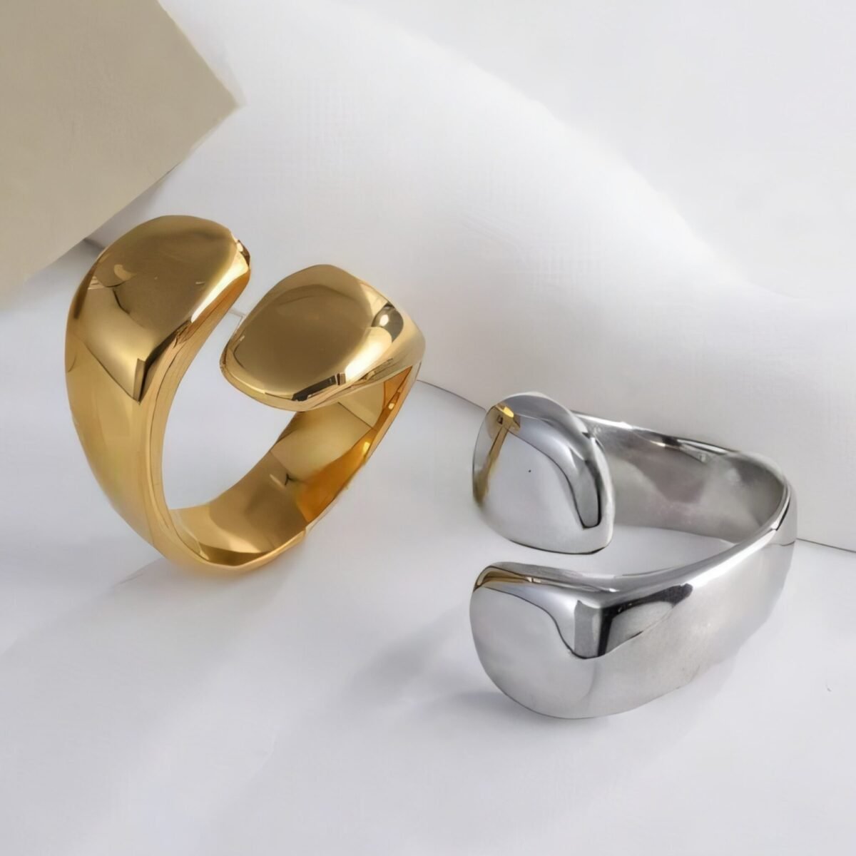 Minimalist Streamlined Ring Modern Fashion Design for Women | G004192 - Image 1