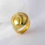 Modern Streamlined Design Ring Simple and Fashionable for Women | G00335 - Image 2