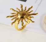 Rhythm of Sunlight - Creative Sun Ring for Women | G005533 - Image 2