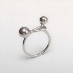 Creative Double Ball Ring Ladies Stainless Steel Ring丨G003607 - Image 4