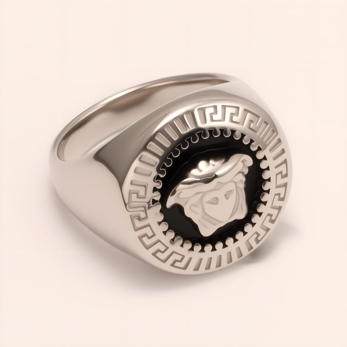 Men's Cool Medusa - themed Stainless Steel Ring | G002057G - Image 4